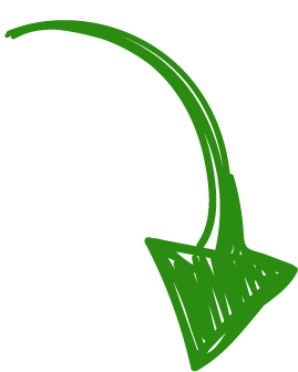 Zöld lefelé mutató nyíl